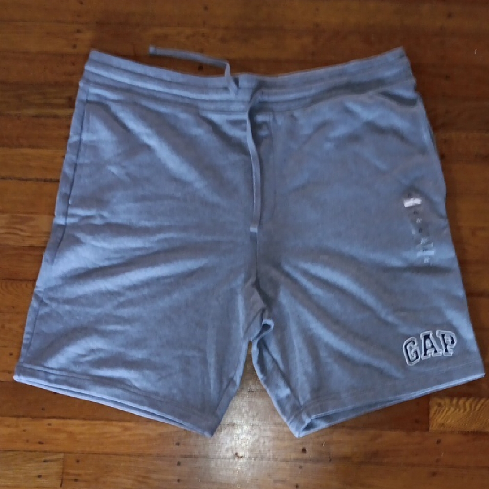 GAP Men’s Light Blue Athletic Cotton Drawstring Shorts